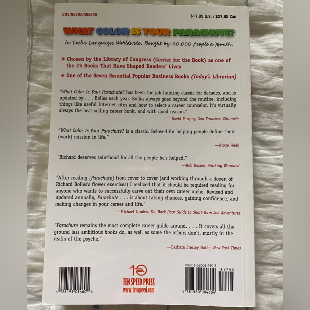“What Color is Your Parachute” 2003 Edition - Picture 2 of 6